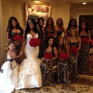 Tracy DiMarco Zebra Wedding, Animal Print Wedding, Leopard Wedding, Tracy Dimarco, Big Wedding Dresses, Fancy Wedding Dresses, Fancy Wedding, Brides Wedding Dress, Wedding Music