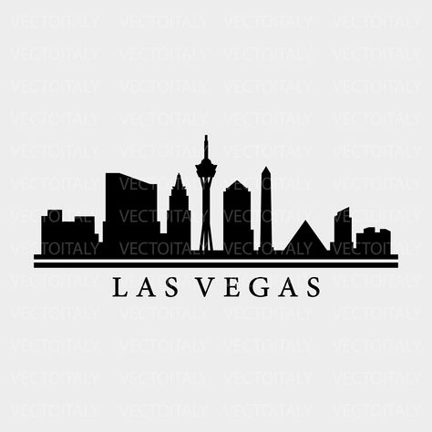 Vegas Skyline, Star Svg, Raider Nation, City Skyline, Instant Download Etsy, Digital Image, Drawing And Illustration, Las Vegas, Digital Drawing