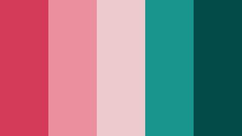 Flora Pales Compared to You - submitted by... - Color Me Curious Pink Color Palette, The Mimic, Pink Palette, Color Palette Pink, Teal And Pink, Manga Covers, Make Color, Tag Art, Colour Palette