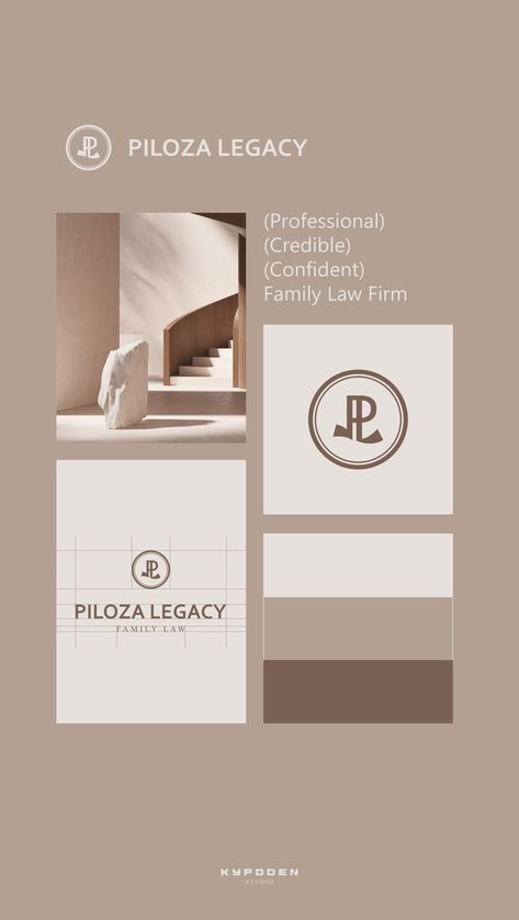 Piloza Legacy is a Family Law firm in Australia. We created brand new logo for the firm. Logo design | Minimal Monogram Logo | Color Palette Law Firm Color Palette, Firm Logo Design, Logo Color Palette, Minimal Logo Design, Family Law, Design Minimal, New Logo, Creating A Brand, Monogram Logo