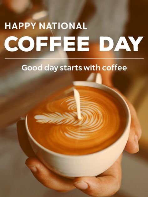 It is a fact that the only way to start a day greatly is by having a cup of great coffee. It is a miracle and you know it is true. On National Coffee Day, why don’t you invite you friends for a cup with this ecard. Great coffee with great friends, now that is a great combination. National Coffee Day, Birthday Reminder, Coffee Day, Good Morning Wallpaper, Morning Drinks, National Days, Birthday Calendar, A Miracle, Coffee Coffee