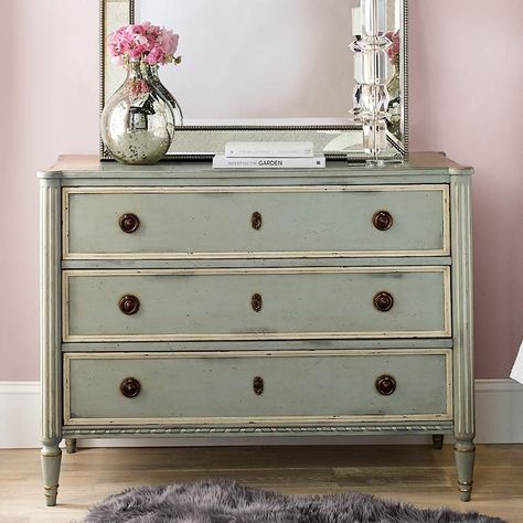 Etienne 3-drawer dresser Closets Ideas, French Dresser, Cane Bed, Shelf Nightstand, Chest Of Drawers Bedroom, Drawers Bedroom, Bedroom Furnishings, 3 Drawer Chest, Furniture Placement