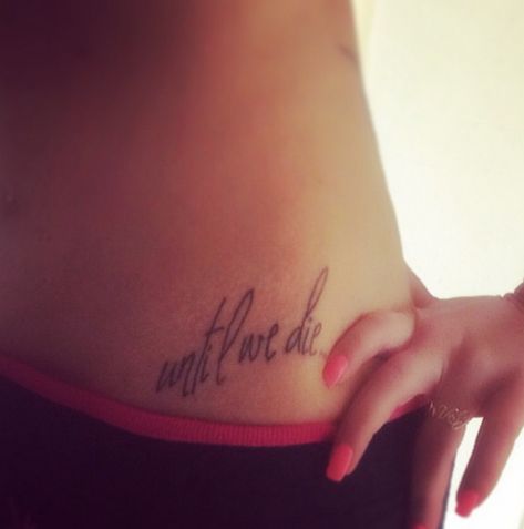 CafeMom.com : Script Tattoo : 40 Best Tattoos That Show Husband Love -- Because this is tattooed in such a sexy spot, I love it even more. Tattoos For Husband, Husband Name Tattoos, Husband Photos, Spot Tattoo, Faith Tattoo On Wrist, Husband Tattoo, Love Your Husband, Wife Tattoo, Unique Tattoos For Women