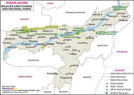 Wildlife Sanctuaries in Assam, National parks of Assam Assam Map, Assam Gk, Brahmaputra River, Meldi Ma Hd Photo, Math Boards, Physical Map, Geography Map, Beautiful Scenery Photography, India Map