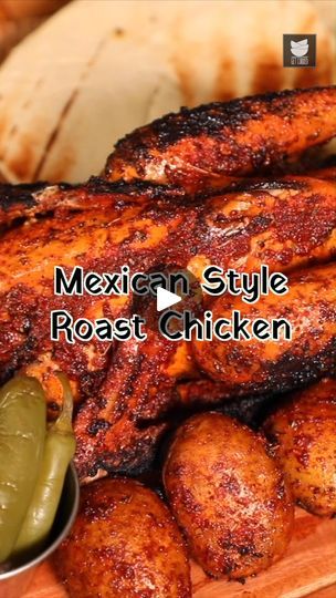 16K views · 261 reactions | Chef Varun Inamdar will show you how to make delicious Mexican-style roast Chicken. 

This recipe involves marinating a whole chicken in tangy citrus and spices and then roasting it for a tasty meal. If you want a flavorful and easy roast chicken recipe, give this Mexican Chicken Roast a try!

Let us know what you think in the comments after you make it this weekend.

Marinating the Chicken
2 tbsp Oil
1 tbsp Garlic Paste
1 tsp Black Pepper (crushed)
1 tsp Sweet Paprika
1 tbsp Red Chilli Powder
1 tsp Cinnamon Powder
1 tsp Dried Thyme
1 tsp Mexican Oregano
1/4 tsp Achiote Powder
1 tsp Cumin Powder
Salt (as required)
For Basting
Oil
For the Sides
4-5 Baby Potatoes
3-4 Pita Breads
#MexicanStyleRoastChicken #BBQ #TheBombayChef
#VarunInamdar | Get Curried | Get Currie Marinated Whole Chicken Recipes, Mexican Roasted Chicken, Mexican Red Chicken, Roast Chicken Marinade, Mexican Chicken Marinade, Achiote Chicken, Apple Crisp Bars Recipe, Mexican Oregano, Wings Recipes