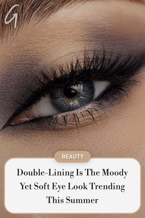 You can embrace a soft look and moody makeup this summer with double-lining. Since the term refers to a style where you apply eyeliner on both the top and bottom lash lines, you might assume that this is too old-school for you. #eyeliner #makeupinspo Moody Makeup, Soft Eyes, How To Apply Eyeliner, Eye Look, Makeup Inspo, This Summer, Beauty Tips, Eyeliner, Beauty Hacks