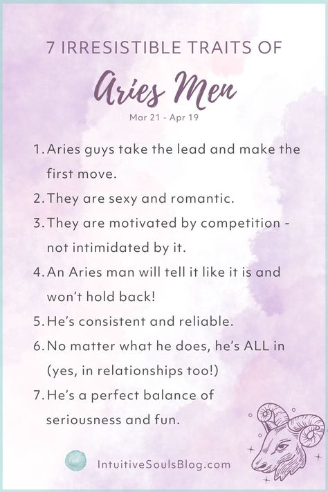 list of 7 Aries man traits Aries Traits Men, Aries Zodiac Facts Male, Aries Men Facts Relationships, Aries Man Traits, Aries Male, Aries Man In Love, Men In Love Signs, Cheerleading Moves, Aries Personality Traits