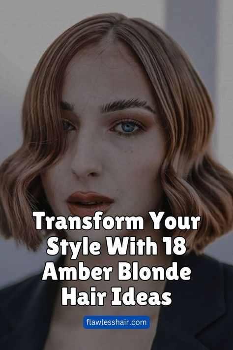 Frozen Amber Blonde Bob Cut Amber Blonde Hair, Amber Blonde, Blonde Hair Ideas, Platinum Blonde Highlights, Blonde Tones, Blonde Bob Cuts, Platinum Blonde, Blonde Bob, Bob Cut