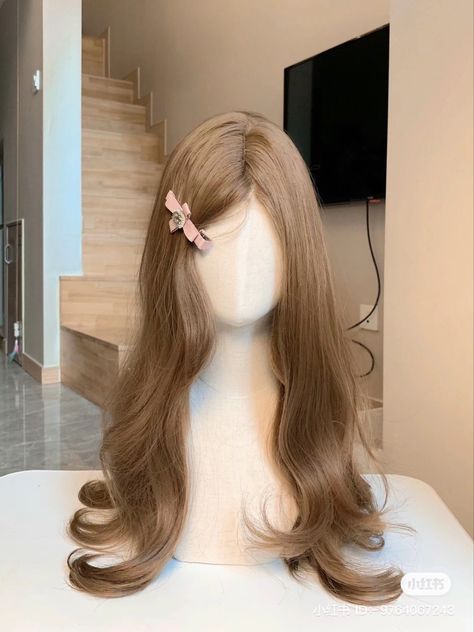 Hair Styles Coquette, Hair Coquette, Wigs Pink, Pretty Wigs, Coquette Hair, Hair Inspiration Long, Kawaii Hairstyles, Hair Tips Video, Pretty Hair Color