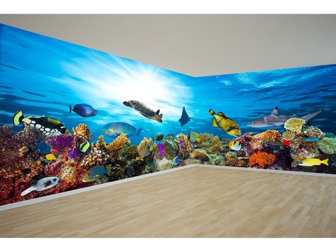 Sea Life Panorama Wallpaper Fishes Wallpaper Underwater Mural Sea World Art Wide Wall Decor Extra Large Wallpaper Coral Reef Wall Art Decal ♡ FAQ ♡ - Custom sizes are available, just message me the dimensions of the wall in inches WxH. - Delivery takes 1-3 weeks. ♡ PEEL & STICK WALLPAPER ♡ - German quality self-adhesive vinyl. - protected with a matte lamination film - waterproof and can be used in the bathroom and outdoors. - non-toxic, safe for a kids room. - comes in the form of rolls of the Sea Life Mural, Under The Sea Mural, Wide Wall Decor, Fishes Wallpaper, Underwater Mural, Sea Murals, Panoramic Wallpaper, Rainbow Wall Decal, Rainbow Wall Decor