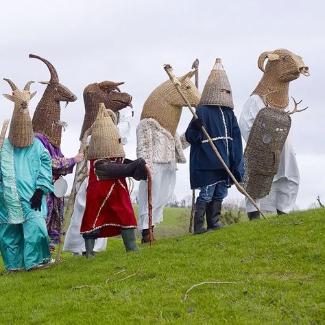 Charles Freger, Morris Dancing, Horror Party, Pagan Rituals, Spirited Art, Weird Dreams, Animal Heads, Draw On Photos, Weird World