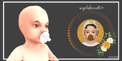 [rhsims] Natursutten Pacifier Classic (bigsize) | Rebekhanasims on Patreon Infant Pacifier Sims 4 Cc, Nuk Pacifier, Toddler Cc Sims 4, Sims Challenge, Play Sims 4, The Pacifier, Sims 4 Children, 4 Baby, Play Sims