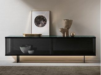 Smoked Glass, a Classic from the 70s Glass Sideboard, Bedroom Wall Units, Modern Garden Furniture, Integrated Lighting, Sofa Bed With Chaise, Dressing Table Storage, Hall Console Table, Small Sideboard, Side Board