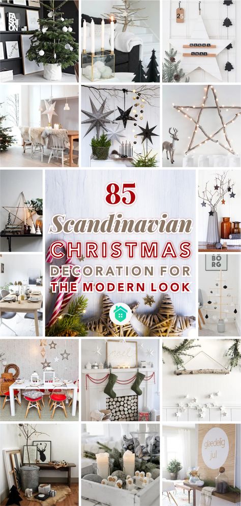 Scandinavian Christmas Decorations Diy, Nordic Christmas Scandinavian Style, Christmas Scandinavian Style, Scandi Christmas Decorations, Scandinavian Christmas Trees, Scandinavian Holidays, Danish Christmas, Christmas Door Decoration, Scandinavian Christmas Decorations