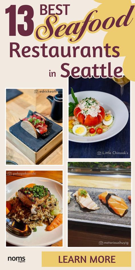 Seafood delicacies, featuring fresh catches from the best seafood restaurants in Seattle. Oyster House, Best Seafood Restaurant, Seafood Restaurants, Easy Homemade Recipes, Recipes From Heaven, Seafood Restaurant, Seafood Dishes, Food App, Delicious Healthy Recipes