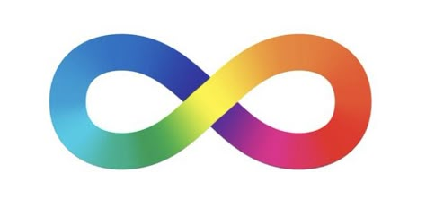 Neurodivergent rainbow infinity symbol Neurodivergent Symbol, Neurodivergent Tattoo, Rainbow Infinity Symbol, Infinity Symbol, Tattoo Art, I Tattoo, Art Tattoo, Vision Board, Geek Stuff