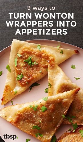 Ww Won Ton Wrapper Recipes, How To Use Wonton Wrappers, What To Make With Wonton Wraps, Appetizers With Egg Roll Wrappers, Appetizers Using Won Ton Wrappers, Wonton Wrappers Ideas, Won Tons Appetizers, Ways To Use Wonton Wrappers, Wonton Wrapper Dumplings