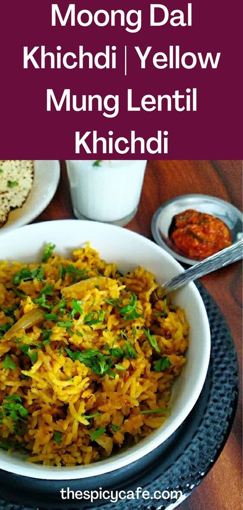 Kichiri Recipe Indian, Khuri Kitchri Recipe, Khichadi Recipes Indian, Masala Khichdi, Moong Dal Khichdi, How To Make Yellow, Lentil Rice, Dal Khichdi, Maharashtrian Recipes