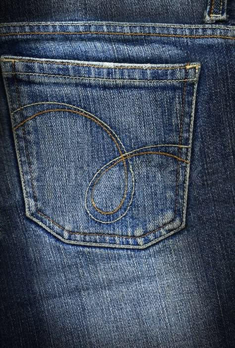 Stock image of 'Back pocket of blue jeans' Jeans Back Pocket Design Stitching, Scalp Embroidery, Jean Back Pocket, Jeans Back Pocket Design, Jeans Back Pocket, Dulhan Makeup, Jean Pocket Designs, Hipster Haircut, Pocket Designs