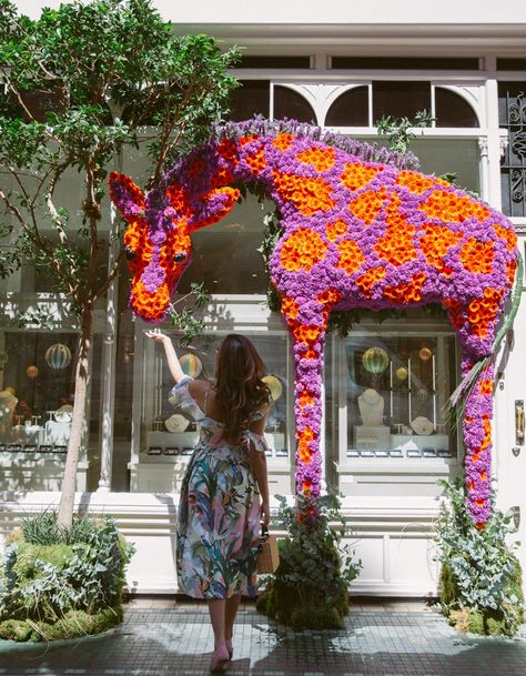 Flower Shop Display, Flower Tower, Best In Show, Flower Installation, Luxury London, Flower Festival, The Wilds, Annual Flowers, Chelsea Flower