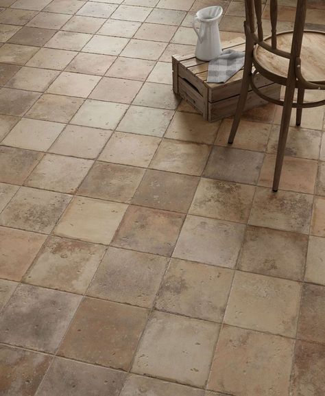 Spanish Floor Tile, Terracotta Floors, Contemporary Mediterranean, Rustic Tile, Restaurant Flooring, Kitchen Mood Board, Interior Tiles, Rustic Restaurant, Rustic Flooring