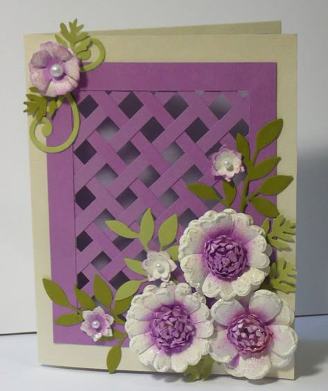 Card With Flowers, Quilled Creations, Quilling Cards, Pretty Cards, Floral Cards, Creative Cards, Paper Cards, Simple Cards, Flower Cards