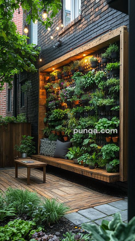 City Greens: Innovative Urban Gardening Ideas for Small Spaces - punqa.com Mini Garden Design, Good Interior Design, Urban Gardening Ideas, Small Flowering Plants, Wood Outdoor Furniture, Small Urban Garden, Dream Backyard Garden, Outdoor Cooking Area, Garden Organization