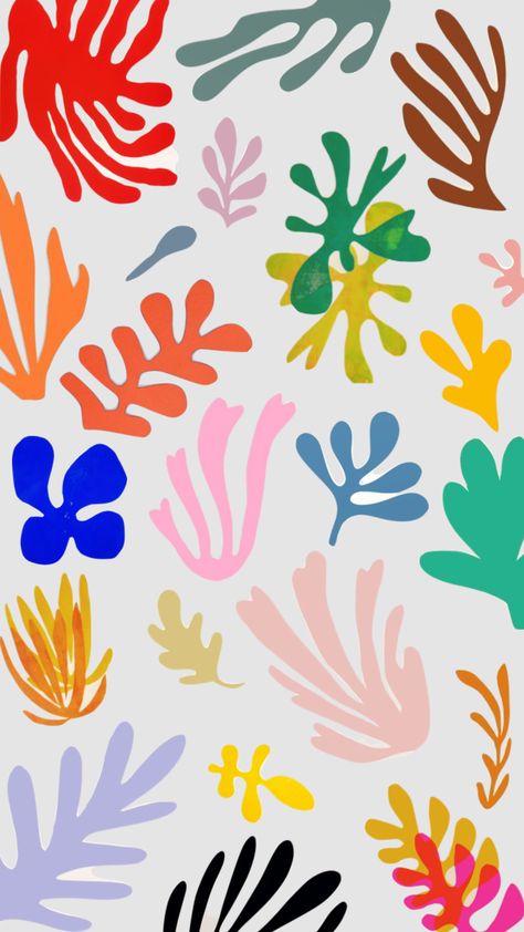 Henri Matisse Collage Art Projects, Henri Matisse Cutouts, Matisse Paper Cutouts, Matisse Mural, Minimalistic Collage, Matisse Aesthetic, Matisse Collage, Matisse Shapes, Matisse Cut Outs