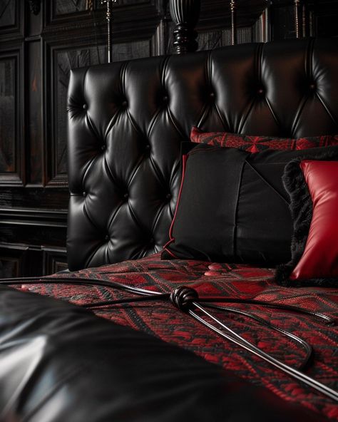 Red Room 50 Shades, Dark Romantic Bedroom, Pleasure Room, Romantic Bedroom Design, Gothic Bedroom, Luxury Bedroom Design, Book Board, Red Room, Dark Romantic