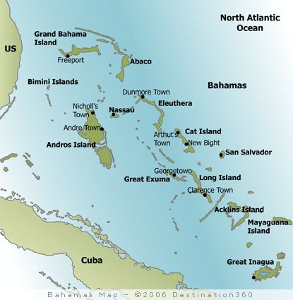 Freeport and Nassau, Bahamas Bahamas Map, Bimini Islands, Midway Islands, Freeport Bahamas, Bahamas Resorts, Great Exuma, Bahamas Beach, Texas Places, Cat Island