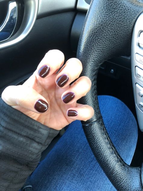 Dnd Rosewood, Nails Brown Color, Fall Nails Brown, Girl Maintenance, Dnd Nails, Mail Polish, Nails Brown, September Nails, Polish Colors