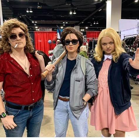 Stranger Things has become a cultural obsession, especially after the wild finale in season three, which is why it's the perfect time to dress as your favorite Stranger Things Steve Costume, Stranger Things Eleven Costume Ideas, Stranger Things Halloween Costume Group, Family Stranger Things Costume, Stranger Things Costumes Diy, Stranger Things Family Costume, Stranger Things Group Costume, Stranger Things Outfit Ideas, Stranger Things Costume Ideas