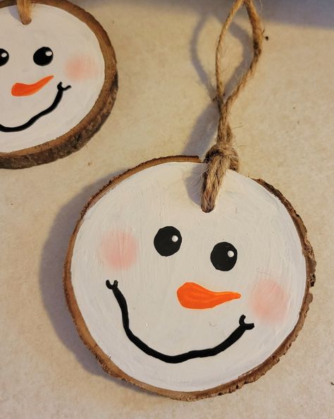 This Christmas Ornaments item is sold by KingCraftByAmanda. Ships from Grawn, MI. Listed on Apr 12, 2024 Snowman Face Ornaments, Wood Disk Ornaments, Snowmen Ideas, Christmas Crafts Diy Projects, Pottery Ornaments, Circle Crafts, Handmade Christmas Crafts, Tree Slices, Wooden Slices