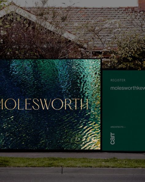 Luxury Hoarding Design, Luxury Property Branding, Site Hoarding Design, Real Estate Billboard Design, Luxury Design Graphic, Site Hoarding, Luxury Graphic Design, Luxury Advertising, Architecture Brochures