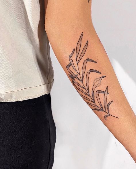 Palm Leaf Tattoo, Leaf Tattoo, Palm Leaf, Palm Leaves, Leaf Tattoos, Maple Leaf Tattoo, Tattoos, On Instagram, Instagram