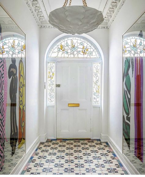 Scale Interior Design, Victorian Entryway, Irish Interior Design, Contemporary Victorian, Victorian Renovation, Internal Glass Doors, Historical Homes, Commercial Interior Design, Style Tile