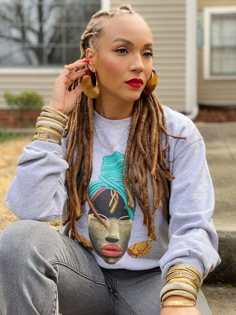 Explore 27 Stunning Loc Hairstyles for Women 2024: From Barrel Twists and Faux Locs Loc Double Bun Styles, Long Loc Hairstyles For Women, Eva Marcille Locs, Locs With Braids, Loc Colors Black Women, Semi Freeform Locs Women, Birthday Loc Styles, 80 Locs, Long Locs Hairstyles For Women