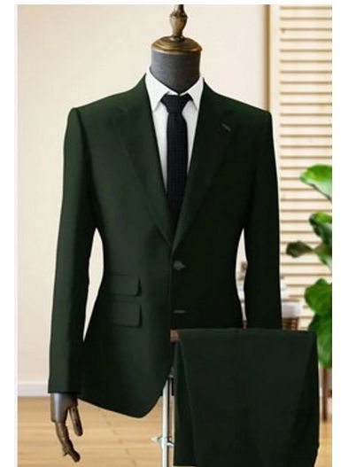 Men Suit Dark Green Suit 2 Piece Suit Stylish Slim Fit Suit Gift For Men Ideas Wedding Groom gift formen slim fit men suit. Dark Green Suit Men, Green Suit Men, Men Suits Wedding, Suit Prom, Green Two Piece, Kurta Men, Formal Fashion, Green Suit, Wedding Suit