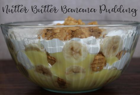 Nutter Butter Banana Pudding | The Food Practitioner Nutter Butter Banana Pudding, Good Food Ideas, Nutter Butter Cookies, Jello Desserts, The Endless Summer, Bakery Items, Nutter Butter, Sweet Treats Desserts, Pie Crusts