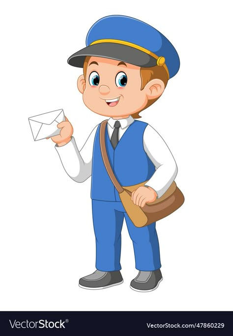 Postman Cartoon, Coffee Shop Photography, Preschool Activities Toddler, Android Wallpaper Flowers, Overlays Transparent, Community Helpers, Daycare Crafts, Man Images, Preschool Activities