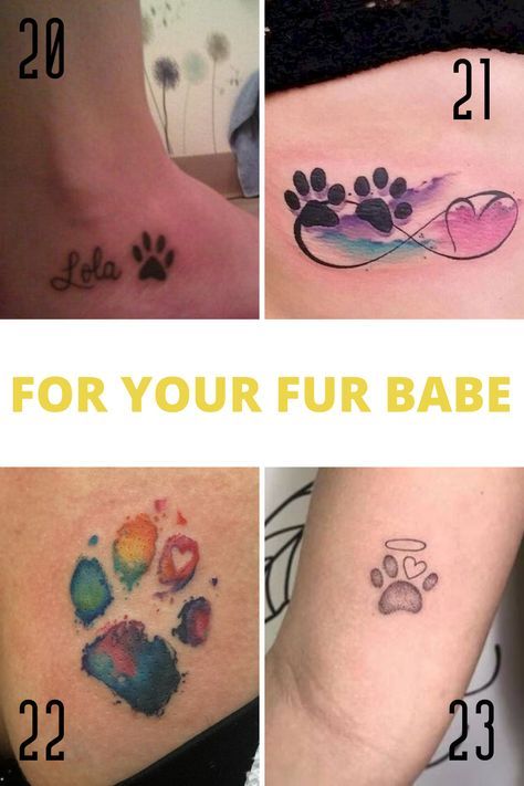 The Sweetest Pawprint Tattoo Ideas Wrist Dog Tattoos, Cat Paw Memorial Tattoo, Pawprint Tattoo Cat Memorial, Colorful Paw Print Tattoo, Dog Pawprint Tattoo With Flowers, Dog Print Tattoo Ideas Memories, Memorial Cat Tattoo Ideas, Akf Tattoo, Cat Memorial Tattoo Ideas