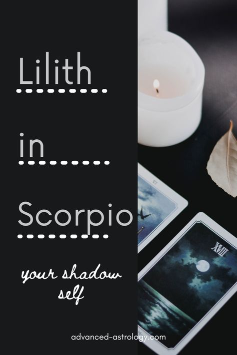 Black Moon Lilith in Scorpio is a special placement, as Lilith’s energy is very similar to the core themes of the Scorpion. Both deal with pain, grief, trauma, seduction, taboos, the unconscious. This is a very intense and transformative Lilith sign. Power takes up a central role in your life with your Black Moon Lilith... Black Moon Lilith In Scorpio, Lilith Sign Meaning, Lilith In Scorpio Aesthetic, Scorpio Lilith Aesthetic, Lilith Meaning, Lilith Scorpio, Scorpio Lilith, Lilith Core, Lilith Astrology