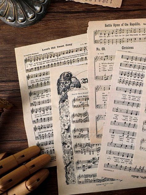 Gothic Home Decor, Music Note, Type Graphic, Vintage Music, Aesthetic Themes, The Republic, Office School, Music Notes, Sticky Notes