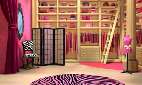 Barbie life in the dreamhouse Pink Beauty Room, Barbie Life In The Dreamhouse, Life In The Dreamhouse, Dream House Bedroom, Barbie Bedroom, Dream House Aesthetic, Barbie Room, Barbie Life, Backyard Pool Designs