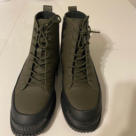 Camper Boots Camper Outfit, Camper Boots, Outfit Botas, Formal Men, Formal Men Outfit, Boots Woman, Woman Outfit, Camper Shoes, Dr. Martens Boots