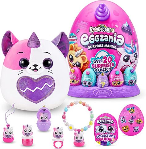 Toys From Target, Rainbocorns Toy, Zuru Toys, Wearable Accessories, Egg Toys, Cute Surprises, Girls Toys, Surprise Egg, Mini Eggs