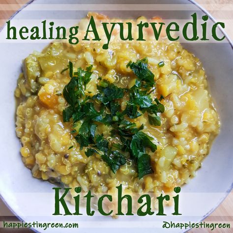 Ayurvedic Kitchari Recipe Ayurvedic Meals, Ayurveda Dinner Recipes, Ayurveda Dinner, Easy Ayurvedic Recipes, Kitchari Recipe Ayurveda, Ayurvedic Diet Kapha, Ayurvedic Kitchari, Kitchari Recipe, Ayurveda Tridoshic Recipes