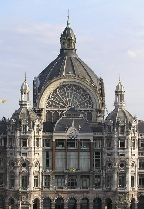 Antwerp, Belgium #travel #benelux #architecture #building #trainstation Bob The Builder, Belgium Travel, European Architecture, Antwerp Belgium, Religious Architecture, Interesting Buildings, Structure Architecture, Classical Architecture, Architecture Old