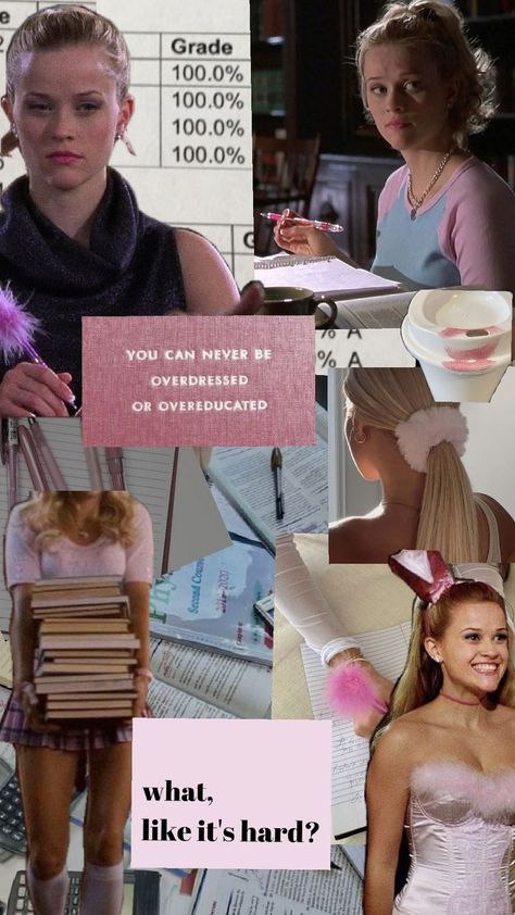 ell woods legaly blonde aesthetic pink study motivation Elle Woods Study Aesthetic, How To Study Like Elle Woods, Elle Woods Motivation, Elle Woods Aesthetic Wallpaper, Elle Woods Study Motivation, Pink Study Motivation, Elle Woods Studying, Elle Woods Wallpaper, Study Like Elle Woods