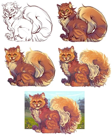 How To Color Fur Digital, Fur Coloring Tutorial, Fur Shading Tutorial, Fur Rendering Tutorial, Fur Tutorial Digital, How To Color Fur, How To Shade Fur, How To Render Fur, Fur Drawing Reference